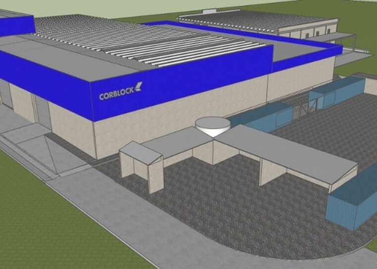 Con 1,5 millones de dólares de inversión, Corblock expande su planta de premoldeados en Malagueño